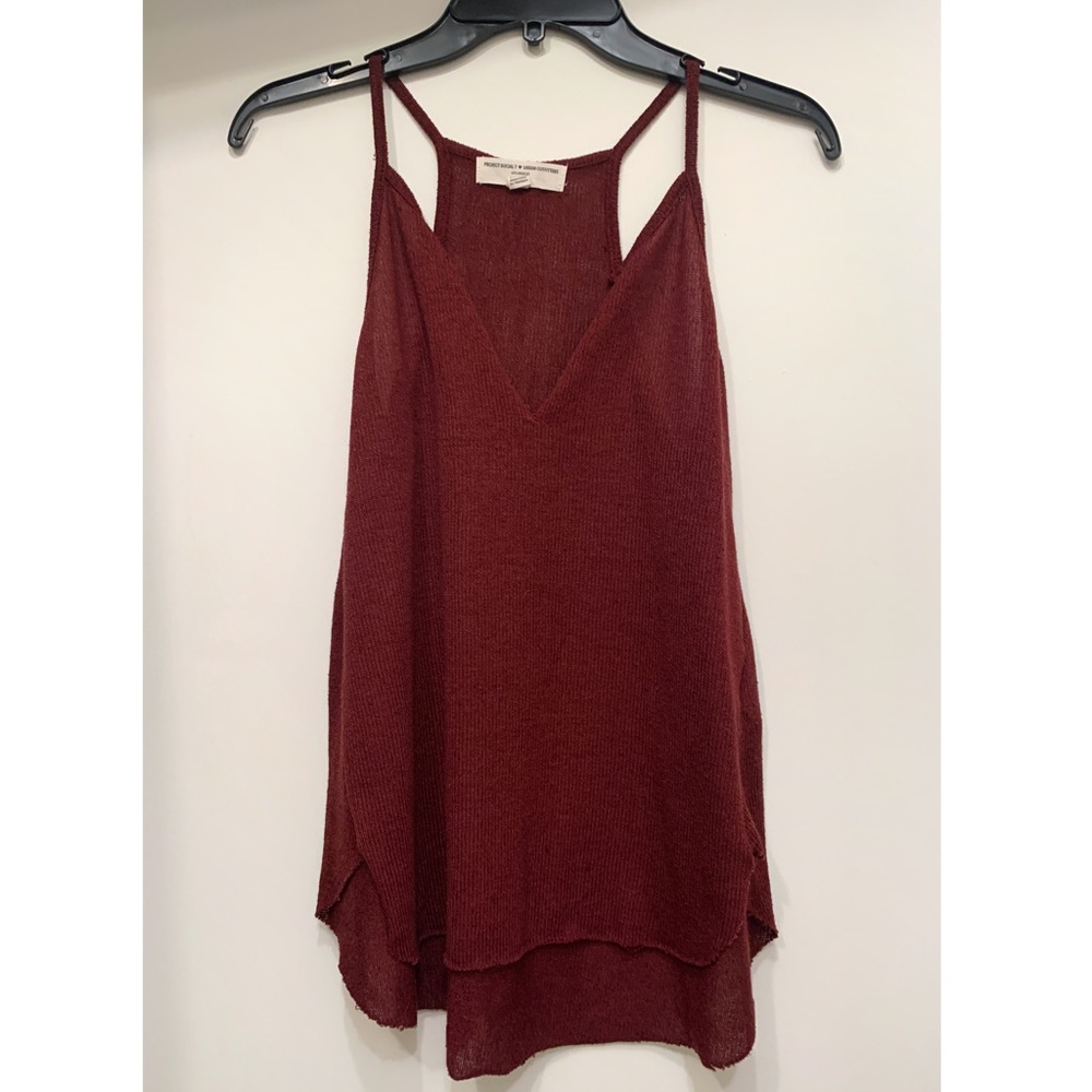 UO Burgundy Knit Cami